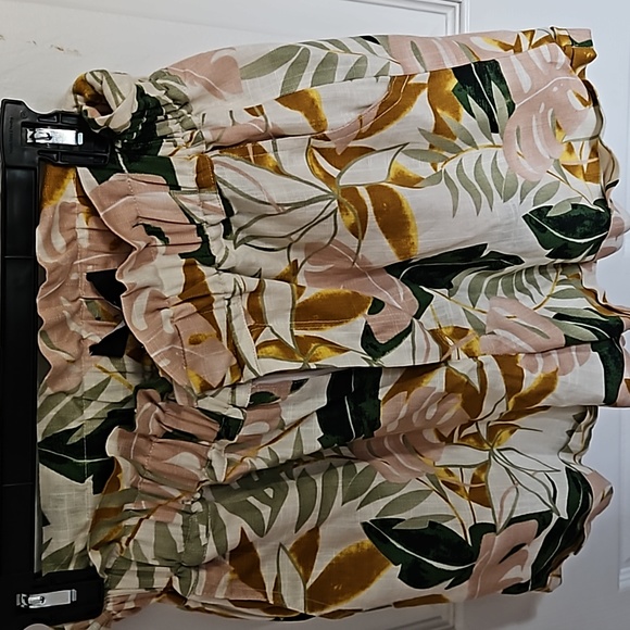 OPT Tropical Crop Top Short Vacation Outfit Set S NWT - Picture 3 of 8